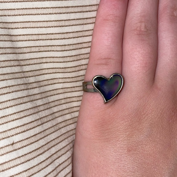 heart mood ring one size - Picture 2 of 4